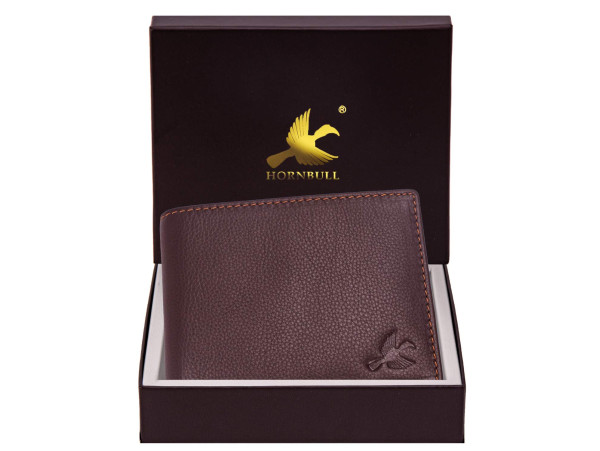 HORNBULL Maddison Men's Brown Genuine Leather Wallet